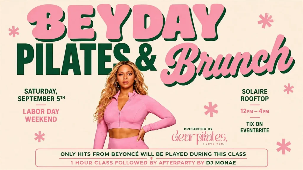 Beyday: Pilates & Brunch at Solaire Rooftop